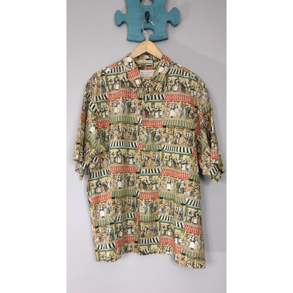 Reyn Spooner Guy Buffet Hawaiian Shirt Men’s XL Camp Shirt
